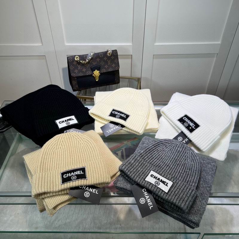 Chanel  scarf hat dx06